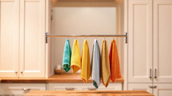 10 idées astucieuses de porte torchons pour optimiser votre cuisine